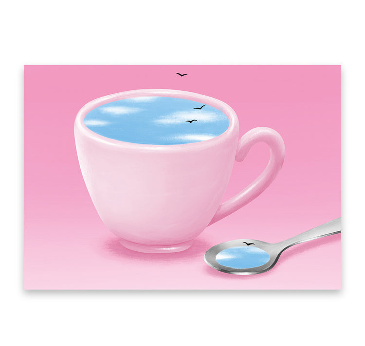 Lina Müller - Cartolina "Sogno ad occhi aperti"