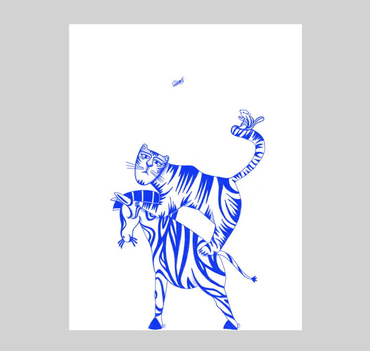 Lina Jule Sauter - Plakat „Streifentiere“