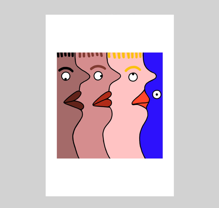 Lina Jule Sauter - Plakat „between the lines“