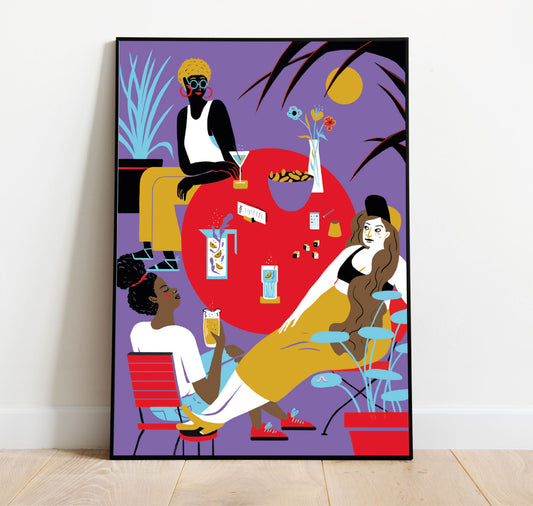 Line Rime - Affiche "Amitié"