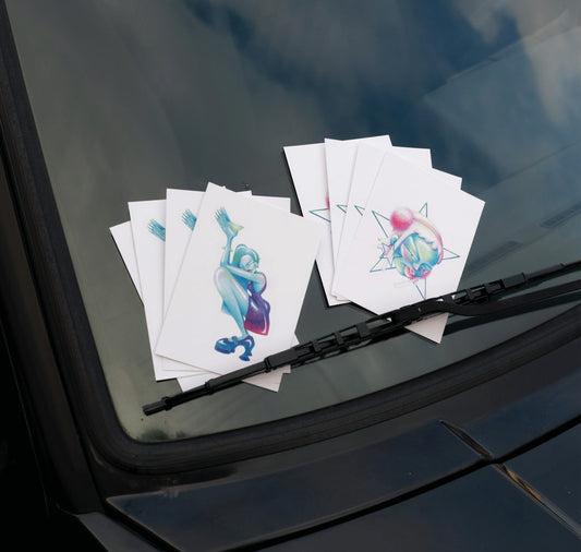 Lorena Lucek - Postkarte "Chilly"