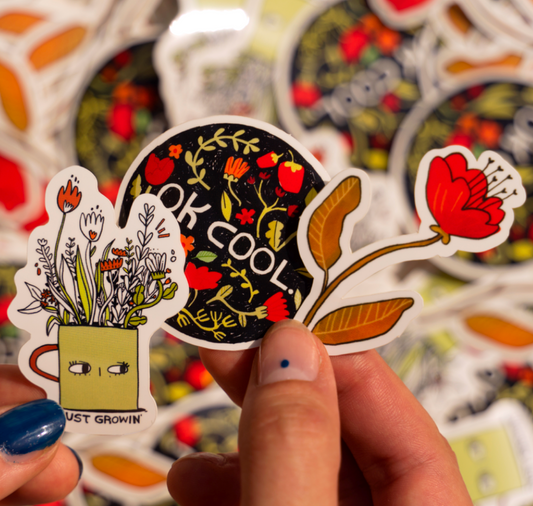 Magali Franov - Cool Bloom Sticker Set