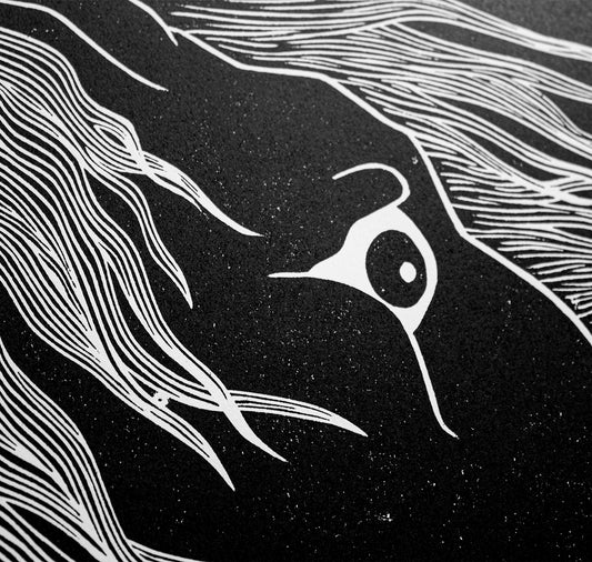 Marie Waridel - Plakat "Il finira par périr dans les flammesl"