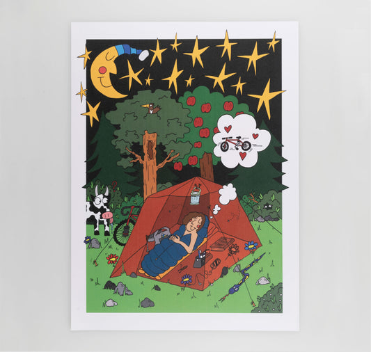 Nathan Tomaschett - Plakat "Veloferien"