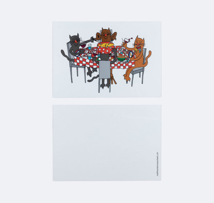nhouseyard - Carte postale "Chats"