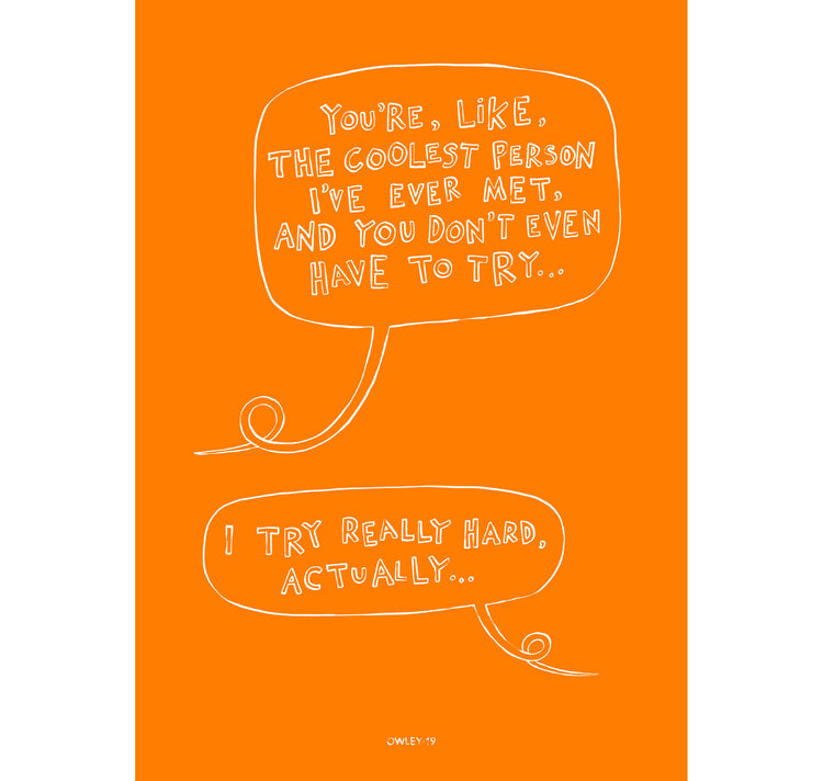 Olivier Samter - Affiche "La personne la plus cool"