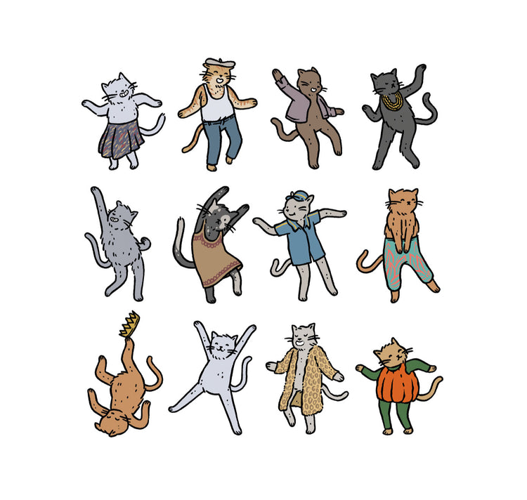 Olivier Samter - Plakat "Tanzende Büsis"