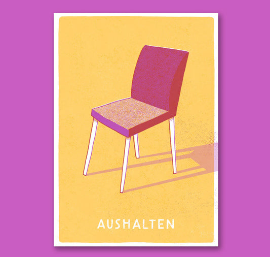 Pattriz - Plakat "aushalten"