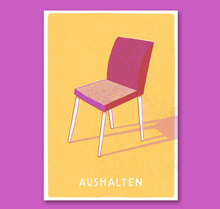Pattriz - Plakat "aushalten"