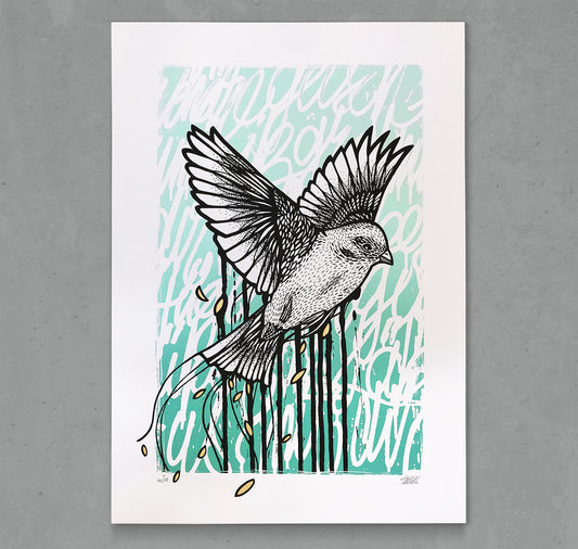Tens - Plakat "Drippy Bird"
