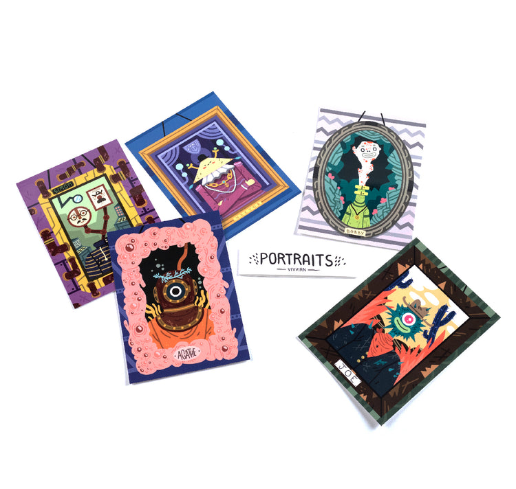 Vivvian - Postkartenset "Portraits"