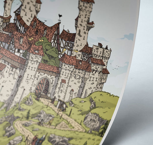 Hyperraumverlag - Poster "Castello di Krähenfels"