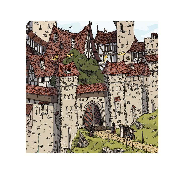 Hyperraumverlag - Poster "Castello di Krähenfels"