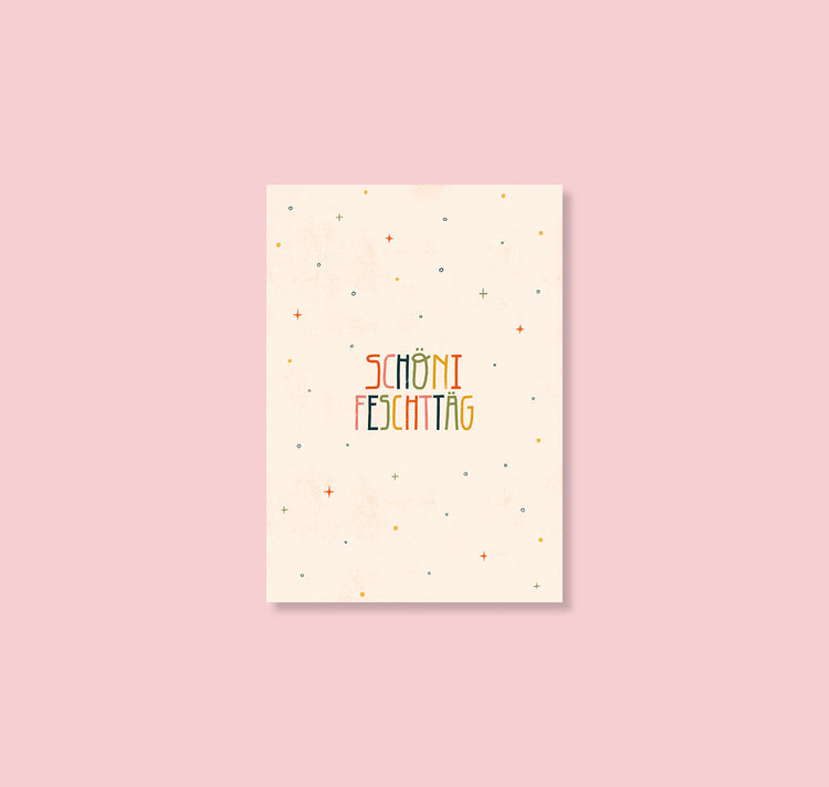 Carmen Saguer - Postkartenset "Yoga Feschttäg"