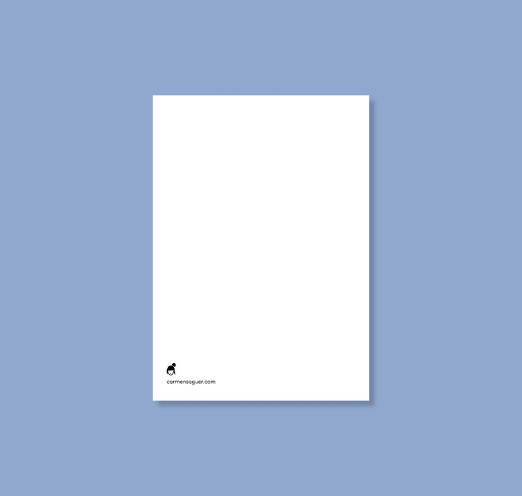 Carmen Saguer - Postkartenset "Blueme Meitli"