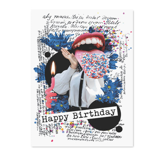 Clarissa Schwarz - 3er Postkarten Set "Collage"