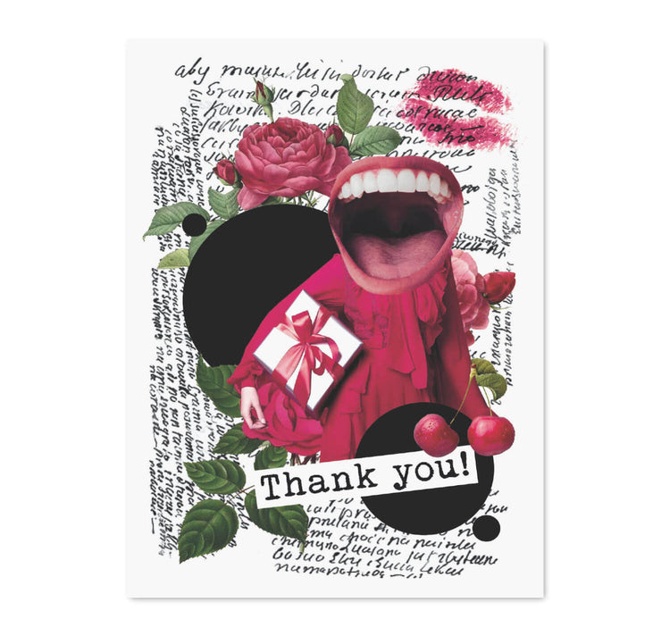 Clarissa Schwarz - 3er Postkarten Set "Collage"