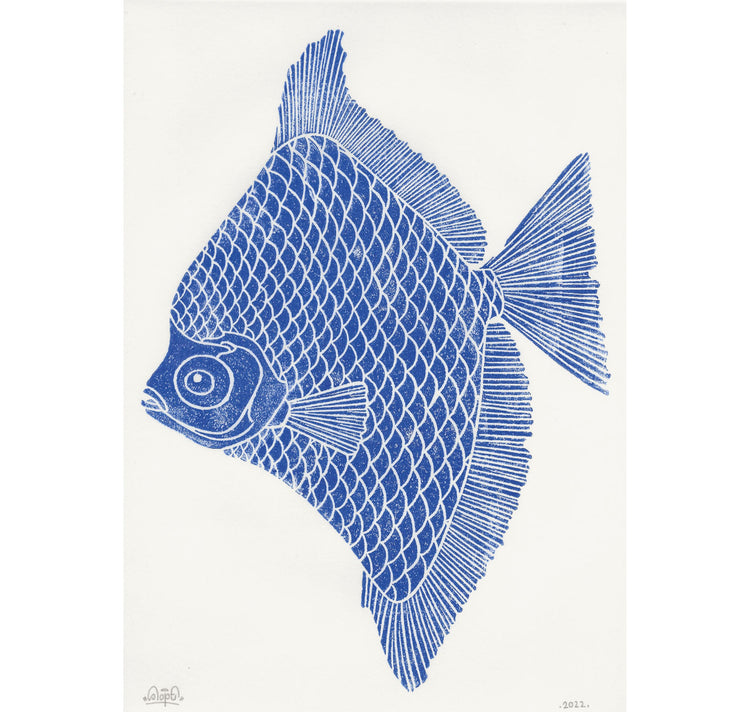 SOPE - Plakat "Diskus" (blau)