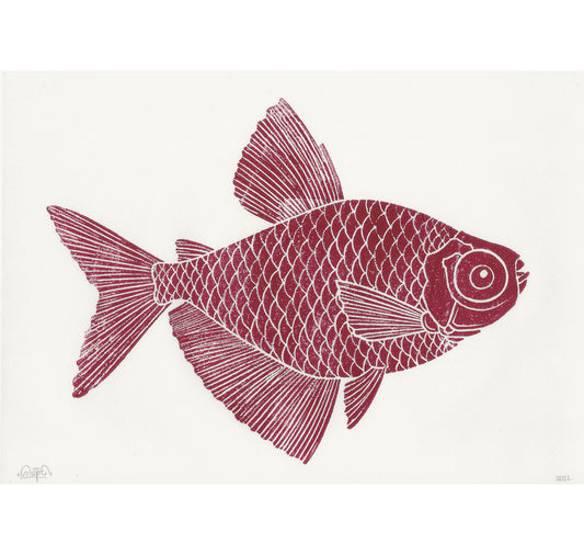 SOPE - Plakat "Salmler" (bordeaux)