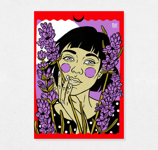 SAFU / Sarah Furrer - Plakat "CALMING LAVANDULA"