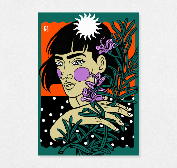 SAFU / Sarah Furrer - Plakat "WARMING ROSMARINUS"