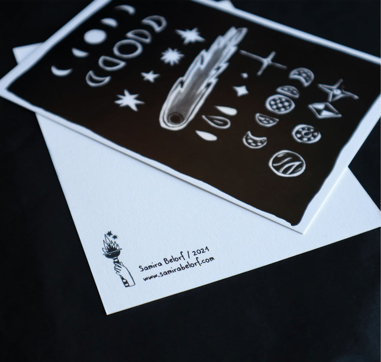 Samira Belorf - Set di cartoline "Streghe"