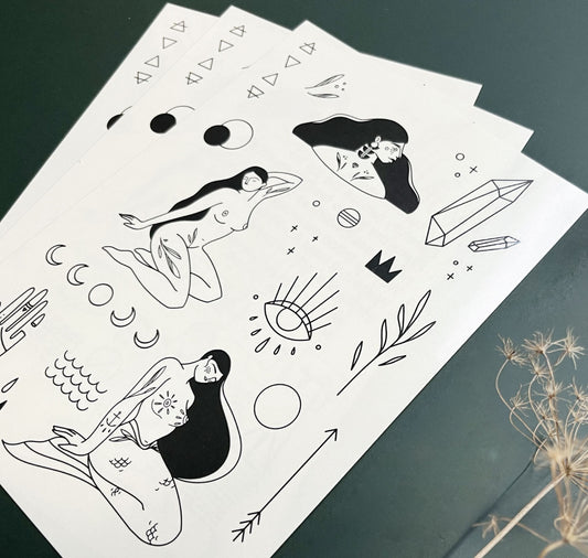 Sandra Staub - Flash de tatouage temporaire