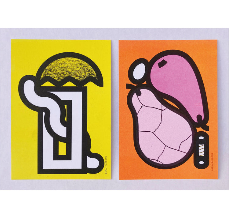 Sarah Parsons - Jeu de cartes "Riso 4"