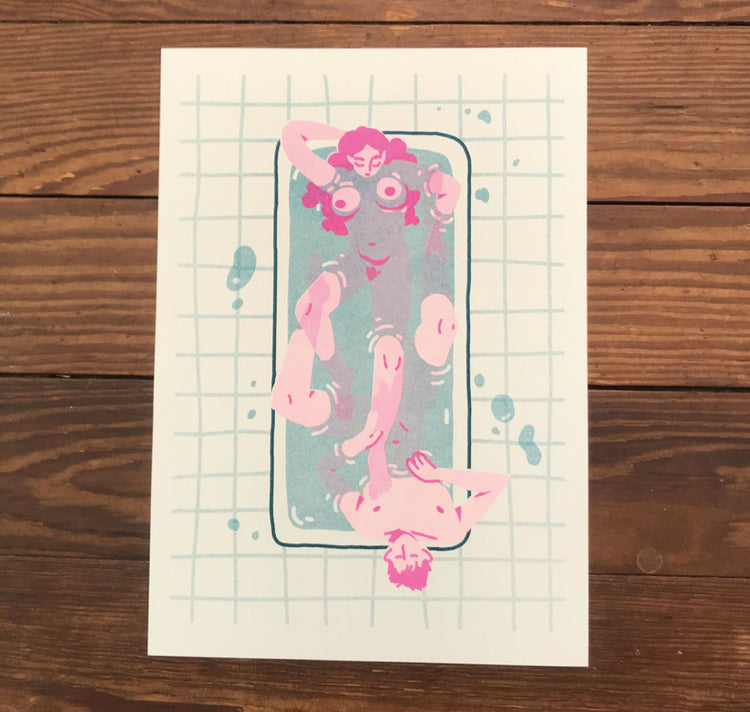Sarah Rothenberger - Plakat "Badewanne"