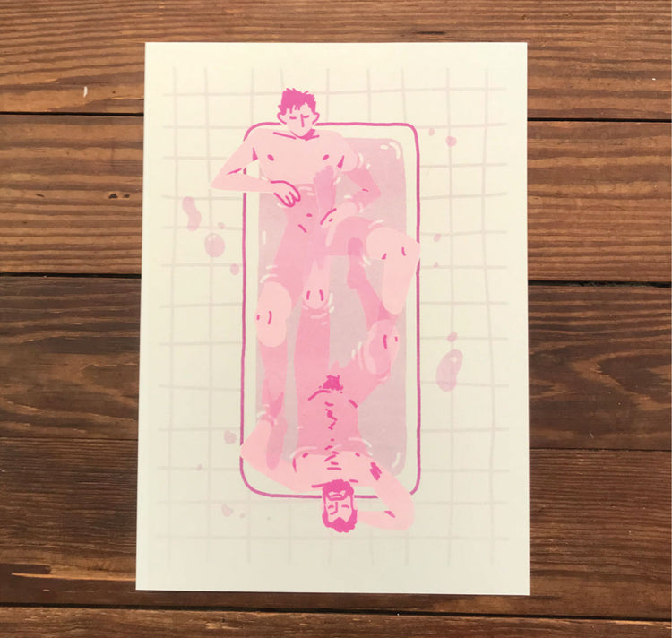 Sarah Rothenberger - Poster "Vasca da bagno per uomini"