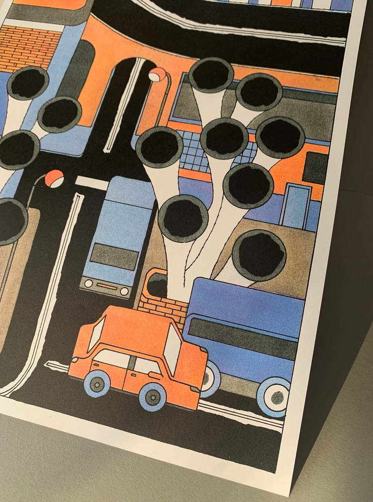 Marco Quadri - Poster "Paesaggio urbano I"