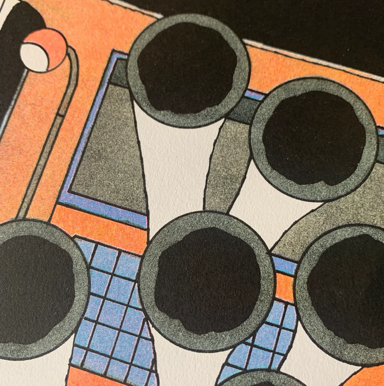 Marco Quadri - Poster "Paesaggio urbano I"