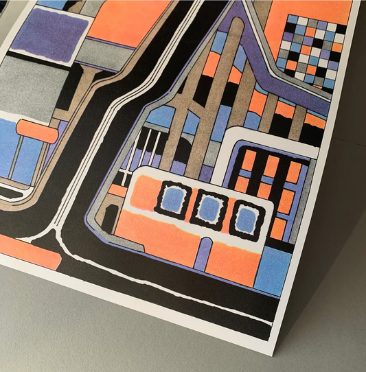 Marco Quadri - Poster "Paesaggio urbano II"