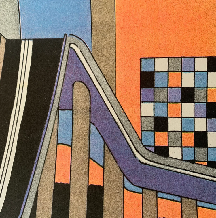 Marco Quadri - Poster "Paesaggio urbano II"