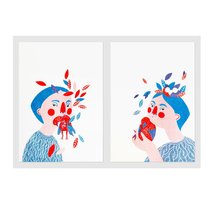 Rigging - Poster "Ragazzo con uccello"