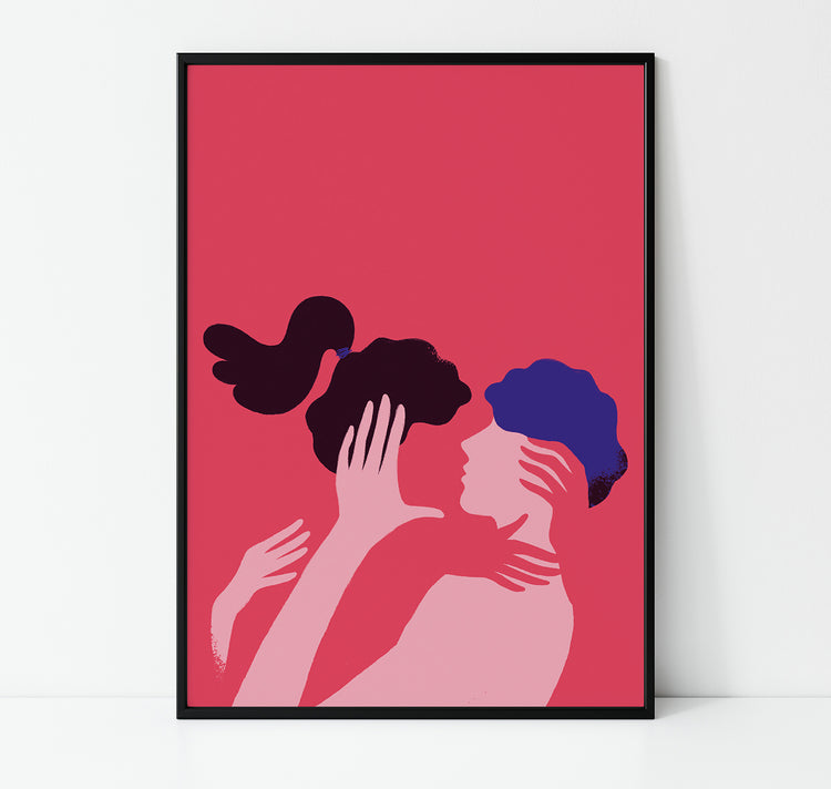 Becky M - Stampa artistica "Il bacio"