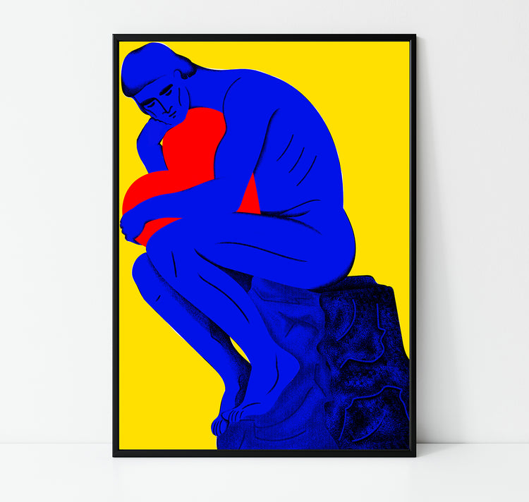 Becky M - Fine Art Print "The Thinker"