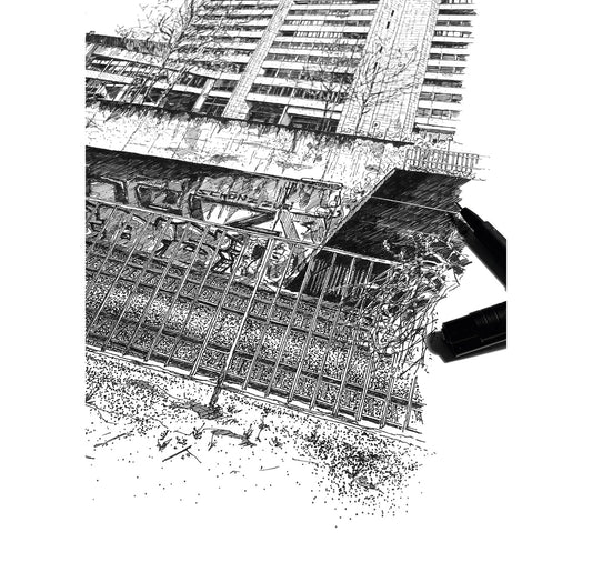 Timo Bauer - Fine Art Print - Lochergut, Zürich