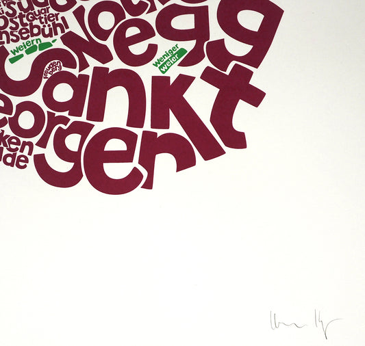 Ursula Hitz - Plakat "St. Gallen"
