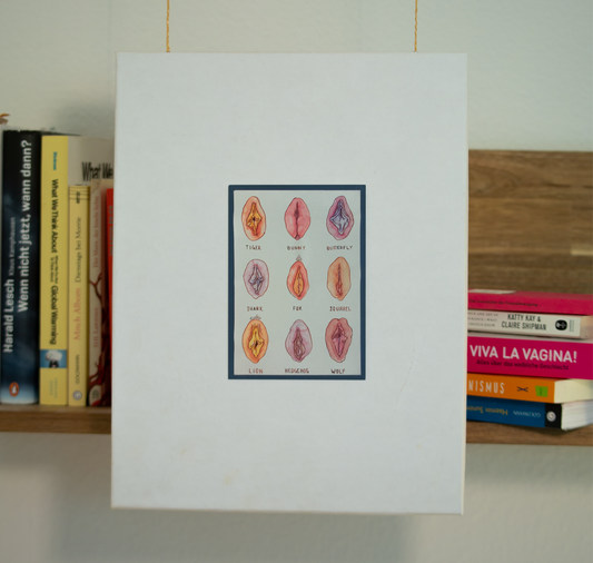 Veronica L. Montaño - Carte postale "Vulve"