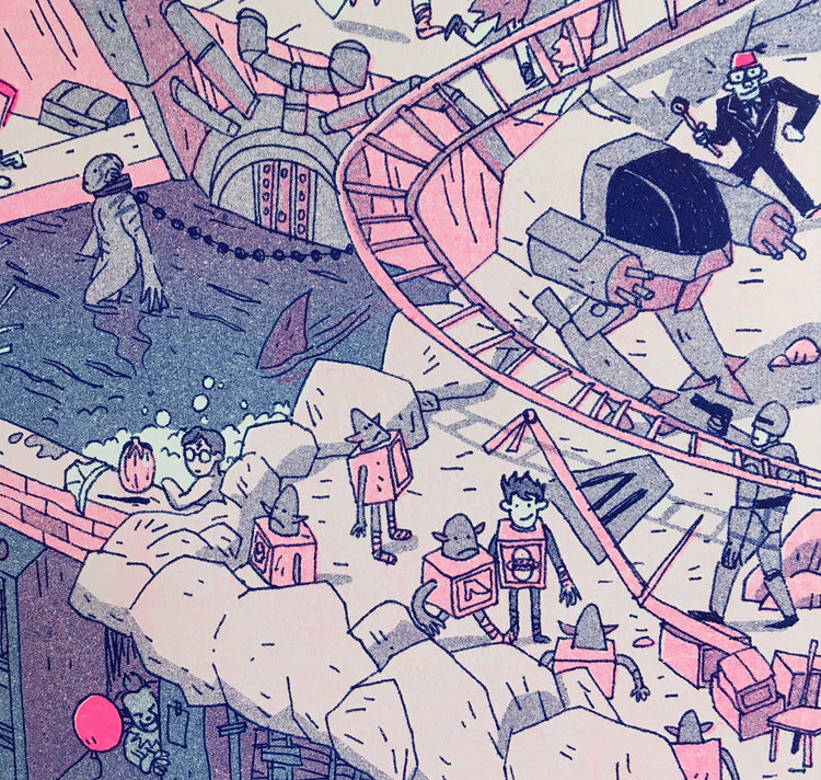 Justine Klaiber - Poster "Immagine di oggetti nascosti di Pasqua"