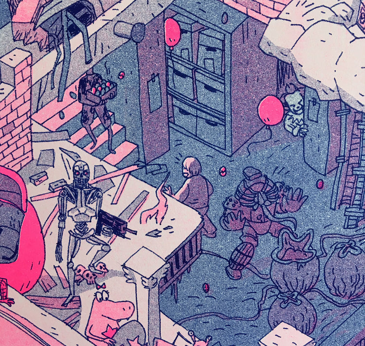 Justine Klaiber - Poster "Immagine di oggetti nascosti di Pasqua"