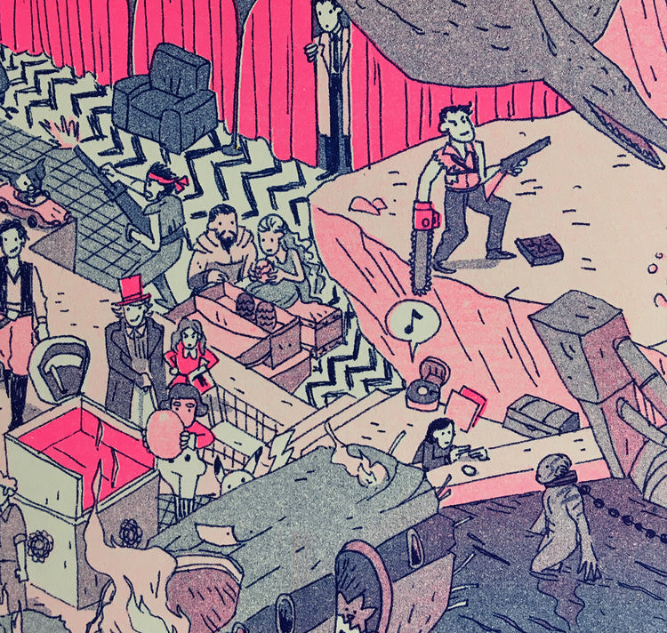 Justine Klaiber - Poster "Immagine di oggetti nascosti di Pasqua"