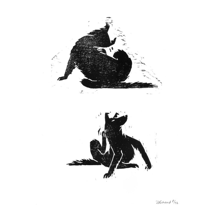 Zéa Schaad - Affiche "Chien double"