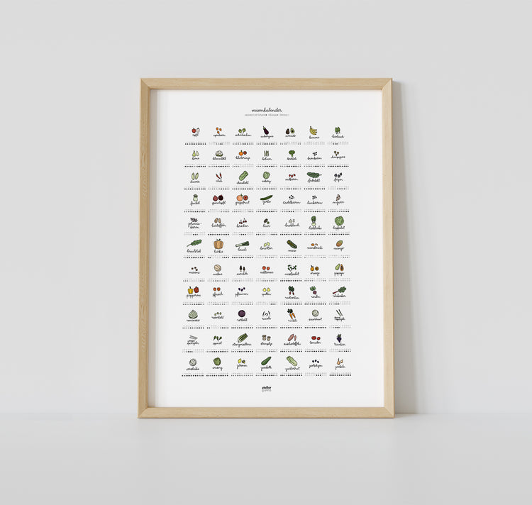 atelier gianna - Plakat "Saisonkalender"