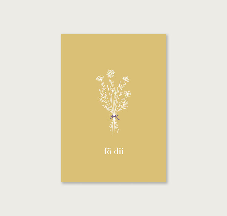 atelier gianna - Postkartenset "Blumenstrauss"