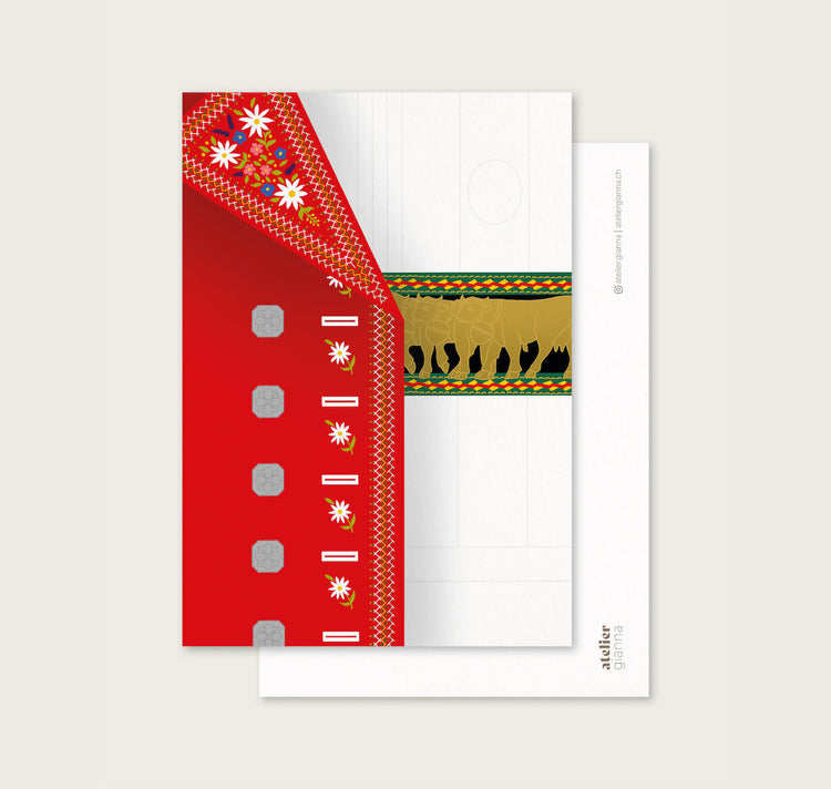 atelier gianna - Karte "Appenzellertracht Maa"