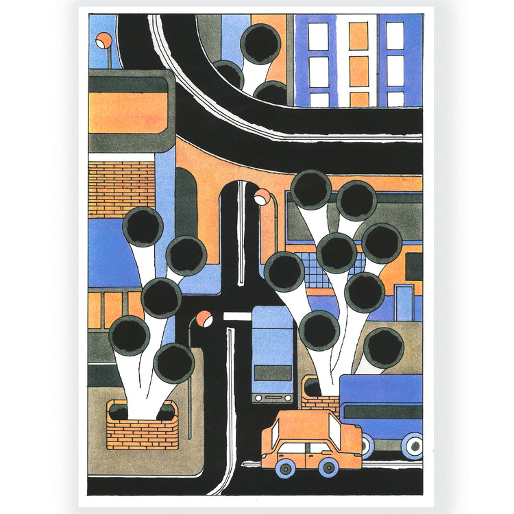 Marco Quadri - Poster "Paesaggio urbano I"