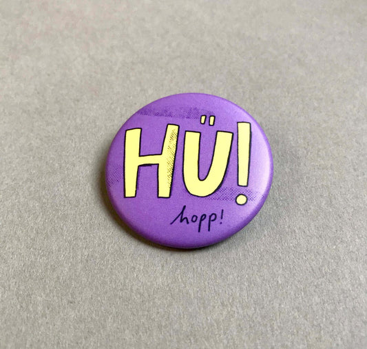 Pattriz - Button "HÜ! HOPP!"