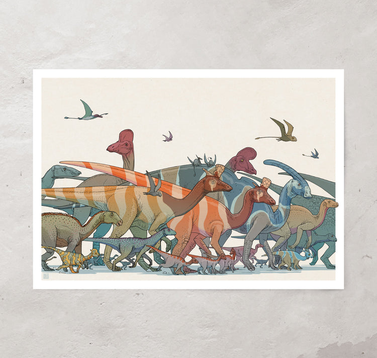 Jared Muralt - Plakat "Dinosaurier 1"